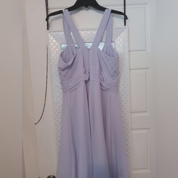 DAVIDS BRIDAL LAVENDER DRESS - Picture 3 of 3